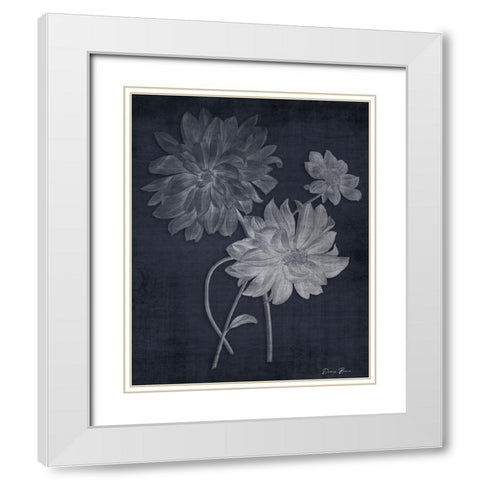 Botanical Edge 1 White Modern Wood Framed Art Print with Double Matting by Brown, Denise