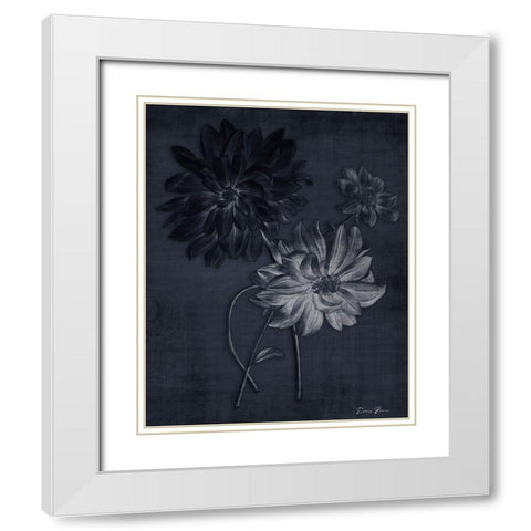 Botanical Edge 2 White Modern Wood Framed Art Print with Double Matting by Brown, Denise