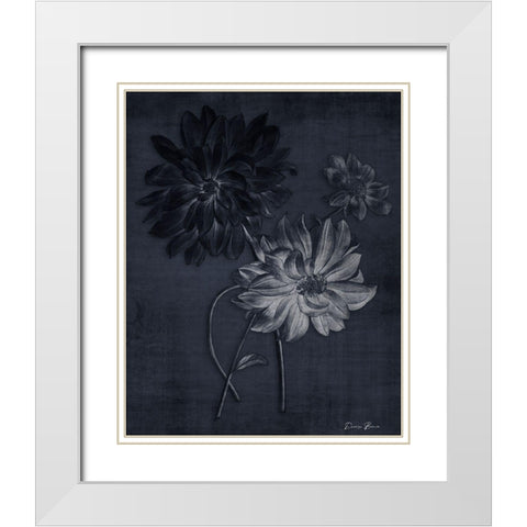Botanical Edge 2 White Modern Wood Framed Art Print with Double Matting by Brown, Denise