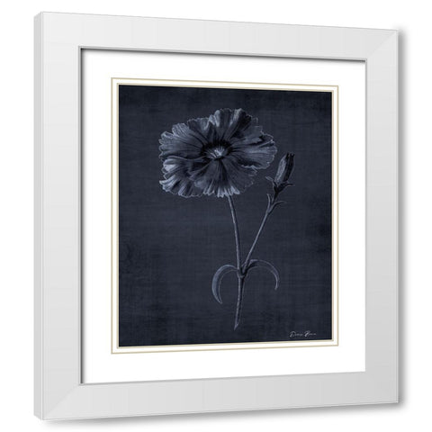 Botanical Edge 5 White Modern Wood Framed Art Print with Double Matting by Brown, Denise