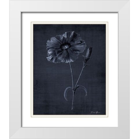 Botanical Edge 5 White Modern Wood Framed Art Print with Double Matting by Brown, Denise