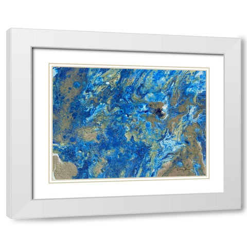 Bountiful Waves White Modern Wood Framed Art Print with Double Matting by Brown, Denise