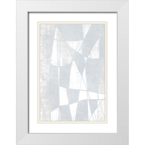 Mayhem White Modern Wood Framed Art Print with Double Matting by Brown, Denise