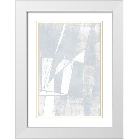 Mayhem White Modern Wood Framed Art Print with Double Matting by Brown, Denise