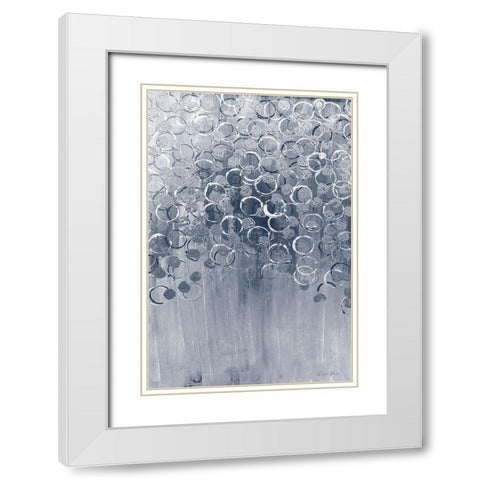 Beautiful Blue 1 White Modern Wood Framed Art Print with Double Matting by Brown, Denise
