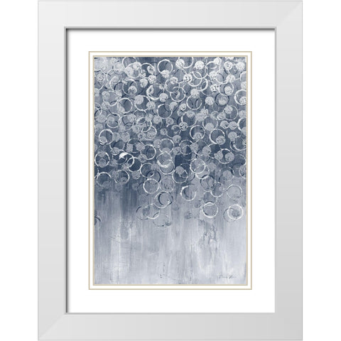 Beautiful Blue 2 White Modern Wood Framed Art Print with Double Matting by Brown, Denise