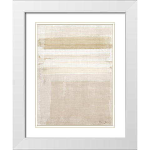 Natural Perspective 1 White Modern Wood Framed Art Print with Double Matting by Brown, Denise