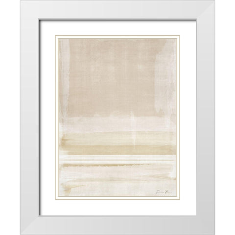 Natural Perspective 2 White Modern Wood Framed Art Print with Double Matting by Brown, Denise