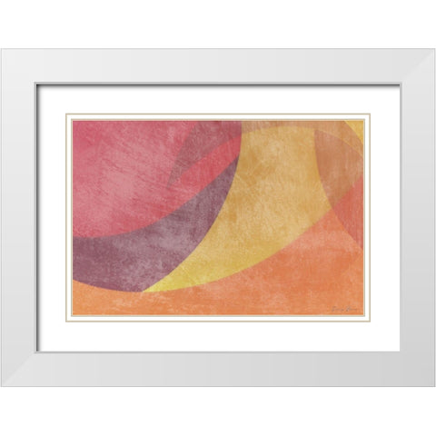 Dream 1 White Modern Wood Framed Art Print with Double Matting by Brown, Denise
