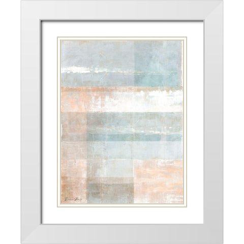 Initiative White Modern Wood Framed Art Print with Double Matting by Brown, Denise