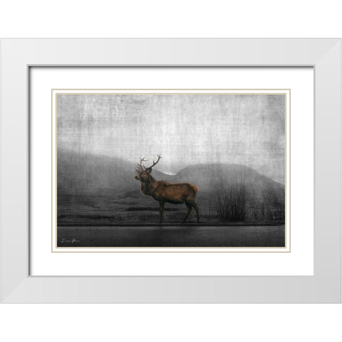 Watch White Modern Wood Framed Art Print with Double Matting by Brown, Denise