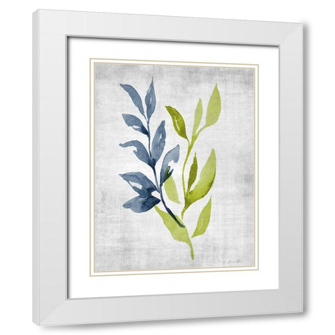 Balance 2 White Modern Wood Framed Art Print with Double Matting by Brown, Denise
