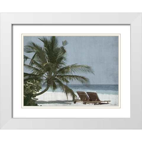Our Spot White Modern Wood Framed Art Print with Double Matting by Brown, Denise
