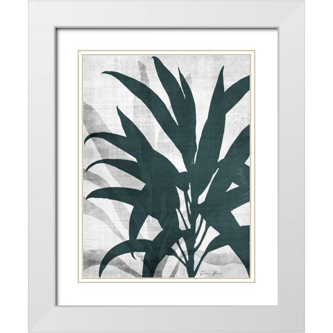 Urban Greenery 2 White Modern Wood Framed Art Print with Double Matting by Brown, Denise