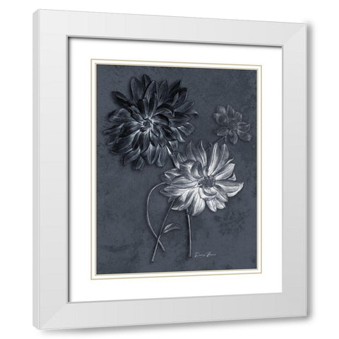 Tranquil Botanical 1 White Modern Wood Framed Art Print with Double Matting by Brown, Denise