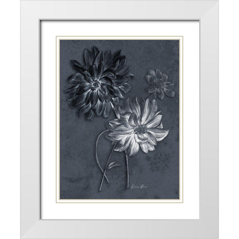 Tranquil Botanical 1 White Modern Wood Framed Art Print with Double Matting by Brown, Denise