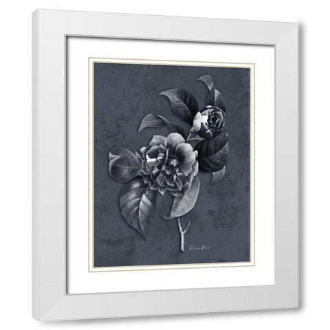 Tranquil Botanical 2 White Modern Wood Framed Art Print with Double Matting by Brown, Denise