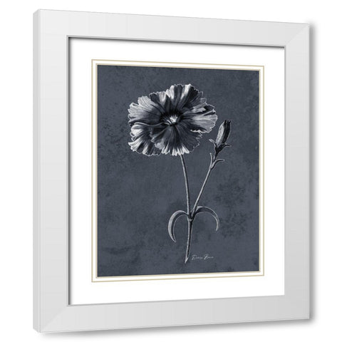 Tranquil Botanical 3 White Modern Wood Framed Art Print with Double Matting by Brown, Denise