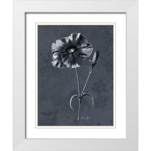 Tranquil Botanical 3 White Modern Wood Framed Art Print with Double Matting by Brown, Denise