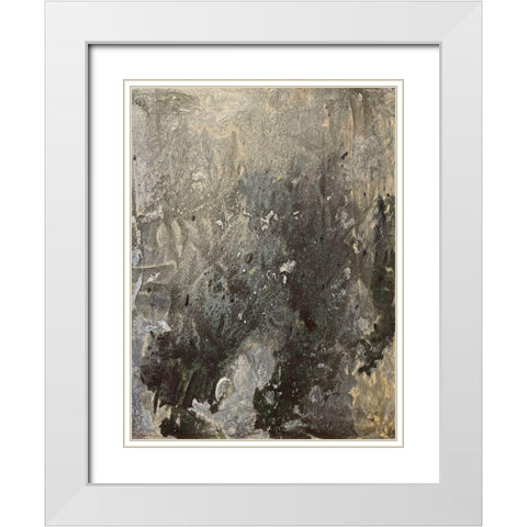 Distorted Reception 2 White Modern Wood Framed Art Print with Double Matting by Brown, Denise