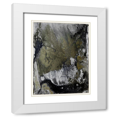 Illustrious Wisdom 2 White Modern Wood Framed Art Print with Double Matting by Brown, Denise