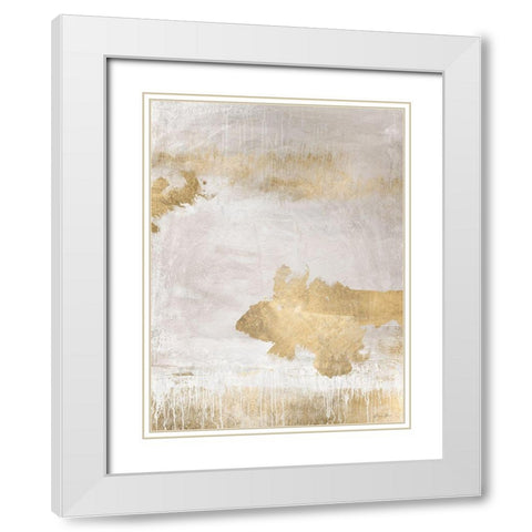 Focus White Modern Wood Framed Art Print with Double Matting by Brown, Denise