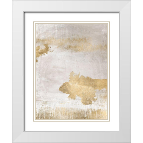 Focus White Modern Wood Framed Art Print with Double Matting by Brown, Denise