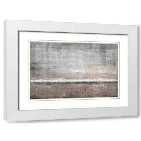 Modern Landscape White Modern Wood Framed Art Print with Double Matting by Brown, Denise