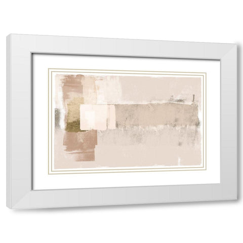 Revelation White Modern Wood Framed Art Print with Double Matting by Brown, Denise