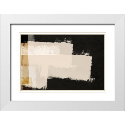 Repositioned 2 White Modern Wood Framed Art Print with Double Matting by Brown, Denise