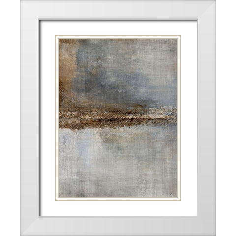 Wednesday White Modern Wood Framed Art Print with Double Matting by Brown, Denise
