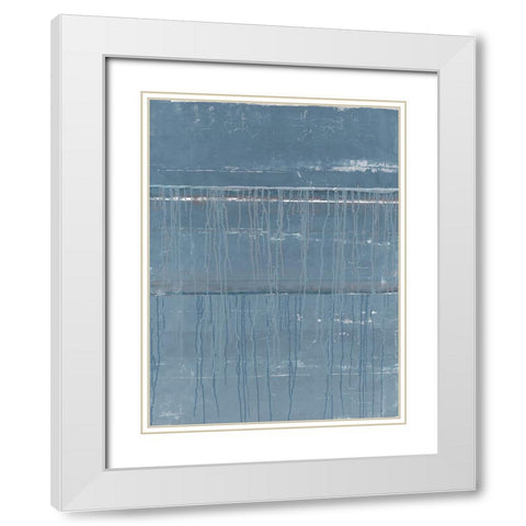 Break Through White Modern Wood Framed Art Print with Double Matting by Brown, Denise