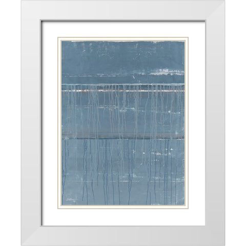 Break Through White Modern Wood Framed Art Print with Double Matting by Brown, Denise