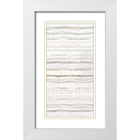 New Beginnings 2 White Modern Wood Framed Art Print with Double Matting by Brown, Denise
