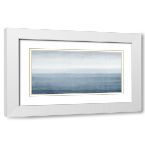 Inner Peace White Modern Wood Framed Art Print with Double Matting by Brown, Denise
