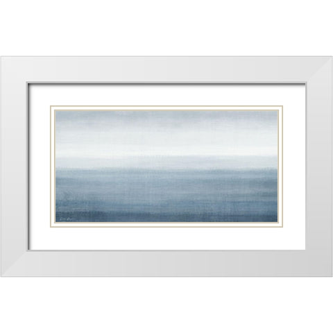 Inner Peace White Modern Wood Framed Art Print with Double Matting by Brown, Denise