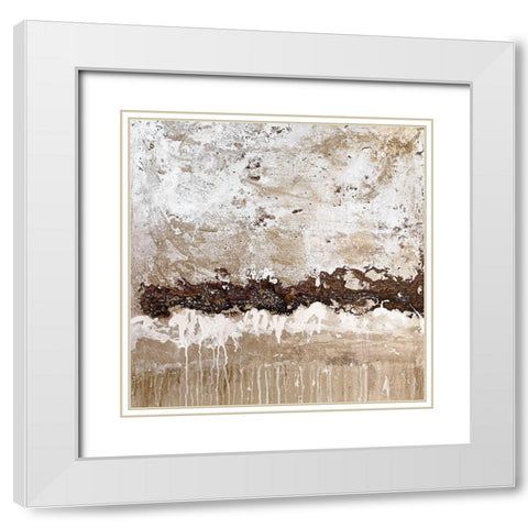 Rainy Day 3 White Modern Wood Framed Art Print with Double Matting by Brown, Denise