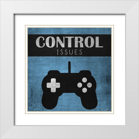 Control Issues 2 White Modern Wood Framed Art Print with Double Matting by Brown, Denise