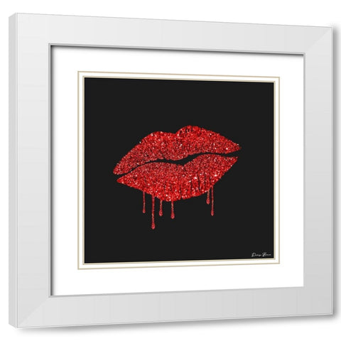 Lady Boss 1 White Modern Wood Framed Art Print with Double Matting by Brown, Denise