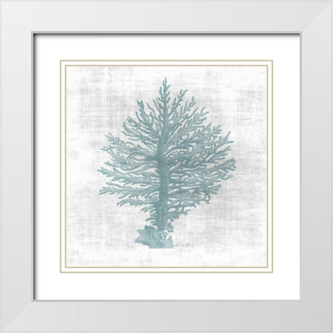Sea Life 2 v2 White Modern Wood Framed Art Print with Double Matting by Brown, Denise