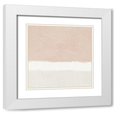 Slate 2 White Modern Wood Framed Art Print with Double Matting by Brown, Denise