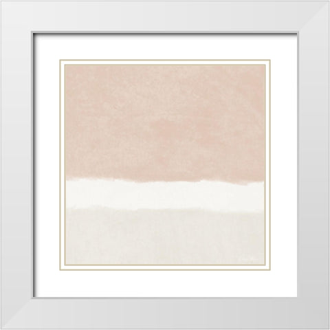 Slate 2 White Modern Wood Framed Art Print with Double Matting by Brown, Denise