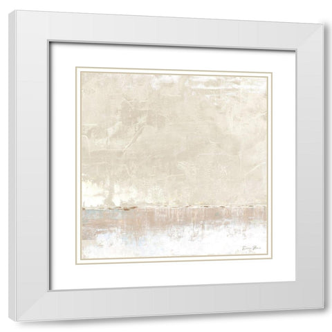 Better Days White Modern Wood Framed Art Print with Double Matting by Brown, Denise