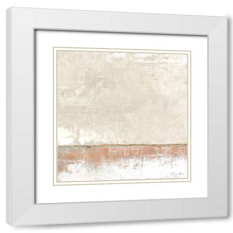 Better Days 2.0 Flat White Modern Wood Framed Art Print with Double Matting by Brown, Denise