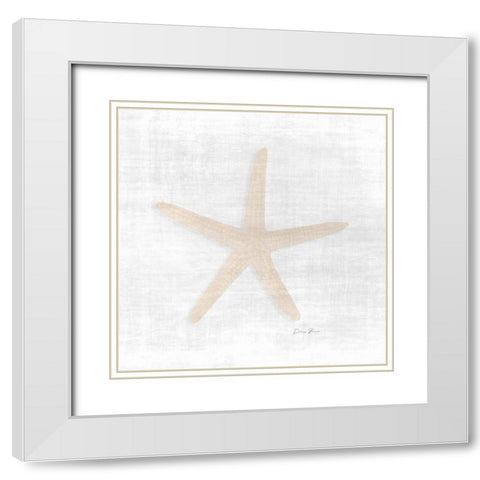 Coastal Waters 2 V3 White Modern Wood Framed Art Print with Double Matting by Brown, Denise