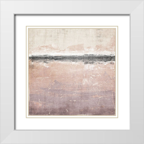 New Horizon 1 White Modern Wood Framed Art Print with Double Matting by Brown, Denise