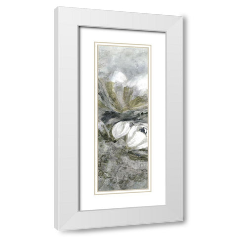 Urban Growth 1 White Modern Wood Framed Art Print with Double Matting by Charest, Doris