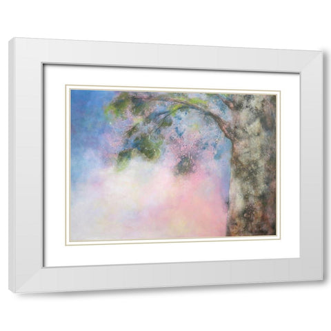 Une Petite Brise Dans Les Branches 1824 White Modern Wood Framed Art Print with Double Matting by Charest, Doris