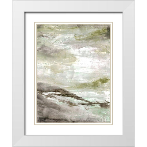 Surreal 1 White Modern Wood Framed Art Print with Double Matting by Charest, Doris