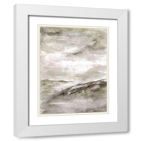 Surreal 2 White Modern Wood Framed Art Print with Double Matting by Charest, Doris